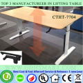 office table leg metal manual crank height adjustable table in small office desks size